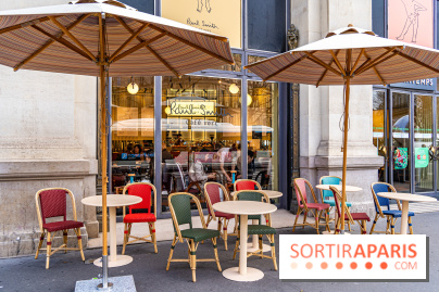 Café Paul Smith, le créateur de mode s'approprie le Café Vert du Printemps Haussmann -  A7C6745