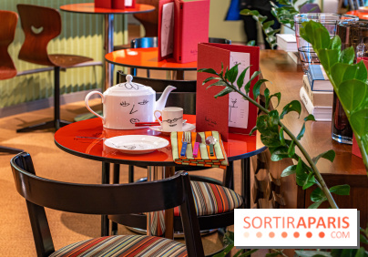 Café Paul Smith, le créateur de mode s'approprie le Café Vert du Printemps Haussmann -  A7C6731