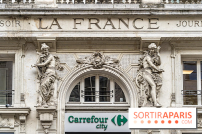 Façade immeuble Journal du Soir - La France -  A7C8669