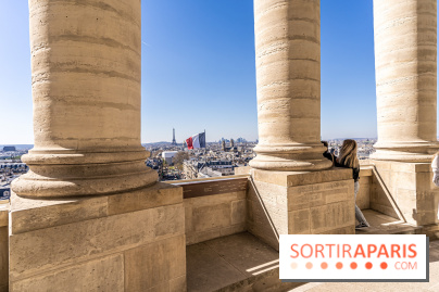 Le panorama du Panthéon - l'une des plus belles vues de Paris à 360° - colonne