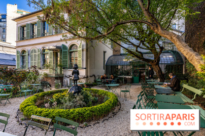 Le café - Salon de thé et terrasse Rose Bakery au Musée de la Vie Romantique  -  A7C9266 HDR