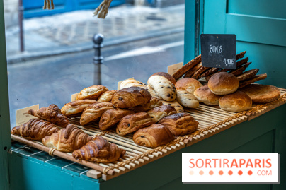 Sain Gravilliers - le nouvelle boulangerie et salon de thé du 3e à Paris - Viennoiseries - pain au chocolat