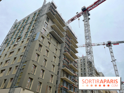 Jeux Olympiques de Paris 2024 : chantier du village des athlètes - IMG 1221