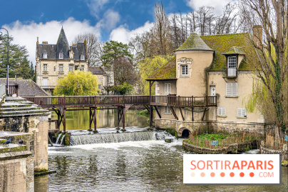 Moret-sur-Loing - citée médiévale - plus beaux détours de France - moulin