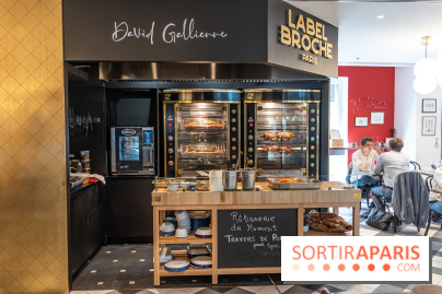 Label Broche restaurant - David Gallienne - Table du Gourmet - Galeries Lafayettes - Top Chef -  rôtisserie