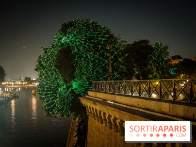 Nuit Blanche 2023 : des projections lumineuses magiques au Square du Vert Galant de l'Île de la Cité