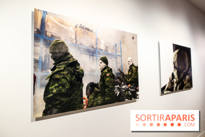 Le déploiement, l'expo au Centre culturel canadien, les photos