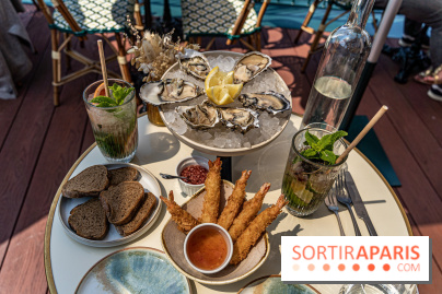 Le Nid, le restaurant-terrasse sur berge à l'Isle-Adam -  fruits de mer