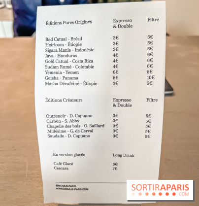 Momus - boutique-café d'exception à Paris