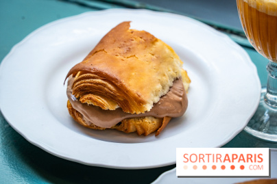 Glace insolite : la glace pain au chocolat de Sain -  A7C7856