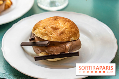 Glace insolite : la glace pain au chocolat de Sain -  A7C7858