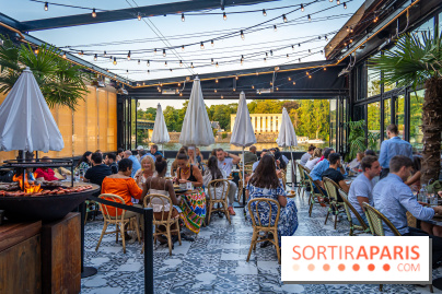 Le restaurant - terrasse Quai Ouest en mode estivale avec ses Dîners Braséro