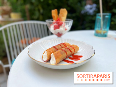 Terrasse Mercatino The Hoxton x Italicus - Cannolo de rhubarbe