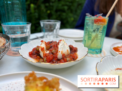 Terrasse Mercatino The Hoxton x Italicus - Burrata tomates épicées