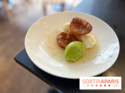 Ardent - Abricots rôtis sorbet estragon