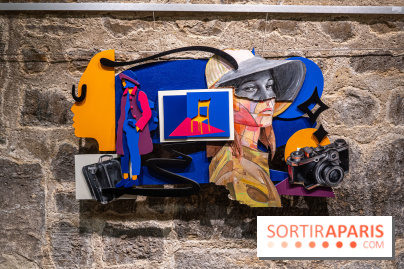 Exposition street-art Fragments par Ensemble Réel a l’église de la Madeleine