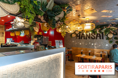 Yansai, restaurant de street Food asiatique rue Gravilliers - Paris 3e -  salle et bar