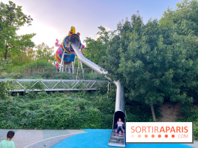 Le Jardin du Dragon, l'aire de jeux colorée au parc de la Villette - image00034