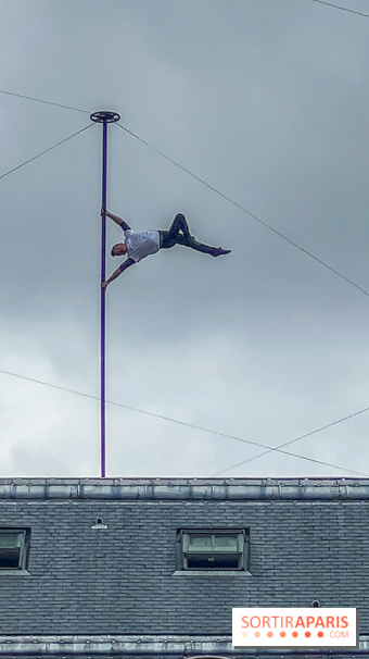 Horizon, le spectacle dans la cours du Palais Royal