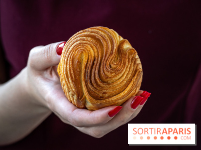 Bopain, la nouvelle boulangeries aux viennoiseries de folie -  brioche feuilletée pistache