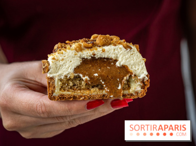 Bopain, la nouvelle boulangeries aux viennoiseries de folie -  tarte vanille - praliné noisette