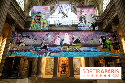 Raphaël Barontini, les photos de son installation monumentale au Panthéon - IMG 1430