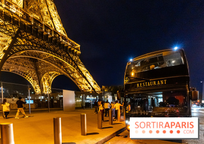 Bus Saint Germain 1920 - dîner dans un bus en traversant Paris