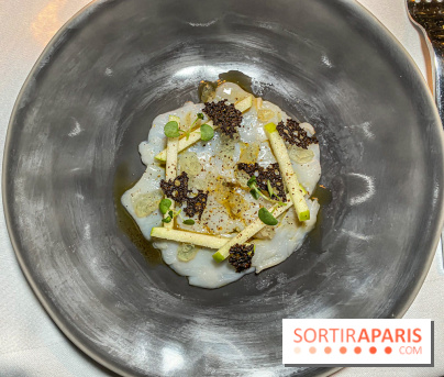 Résidence Culinaire 2023 La Big Bertha la Nouvelle Seine carpaccio de saint jacques
