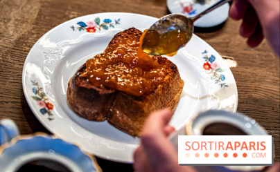 Bistrot Podium, le restaurant festif avec la carte de Glenn Viel -  pain perdu - brioche perdue croustillante à la confiture