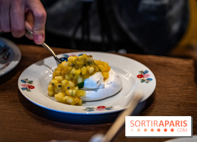 Bistrot Podium, le restaurant festif avec la carte de Glenn Viel -  pavlova aux fruits de saison