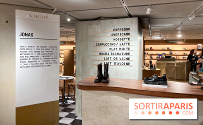 Café Jonak et collections chaussures marrons - Galeries Lafayette Haussmann - image00008