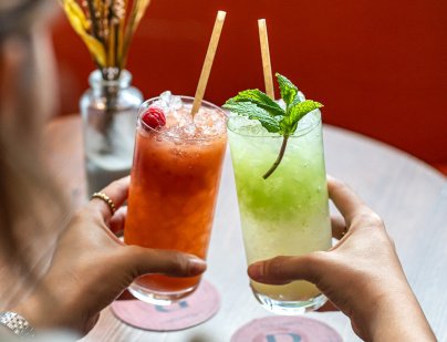 Les Bascules, délicieux restaurant méditerranéen rue de la Bourse - cocktails