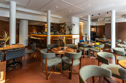 Les Bascules, délicieux restaurant méditerranéen rue de la Bourse - salle