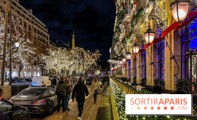 Les illuminations de Noël 2023 de l'Avenue Montaigne - cérémonie et décors féériques
