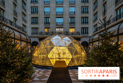 Le Four Seasons George V et ses décorations de fêtes