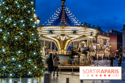 Le chalet de Noël du Ritz et son carrousel gratuit