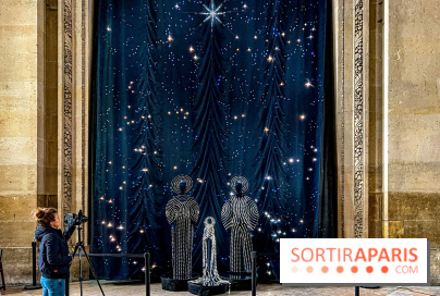 Astre, l'œuvre monumentale, mode, techno et lumineuse, à l'Eglise Saint Eustache pour les fêtes - image00009