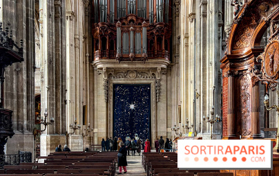 Astre, l'œuvre monumentale, mode, techno et lumineuse, à l'Eglise Saint Eustache pour les fêtes - image00017