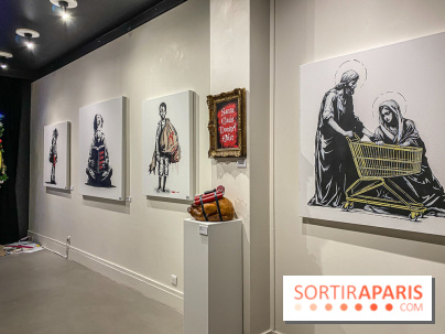 Exposition de Goin à la galerie La Lison : Santa Claus doesn't exist - IMG 3161