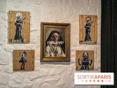 Exposition de Goin à la galerie La Lison : Santa Claus doesn't exist - IMG 3162