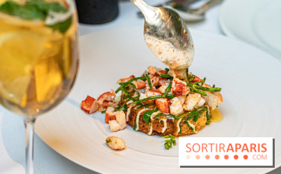 La Bauhinia par Quentin Testart au Shangri La Paris -  pain perdu de homard