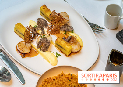 La Bauhinia par Quentin Testart au Shangri La Paris -  saint Jacques truffe