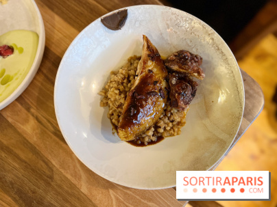 Pagaille - Pintade risotto de blé