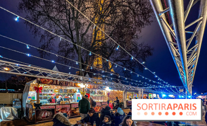 Marché de Noël 2023 au pied de la tour Eiffel - Quai Jacques Chirac