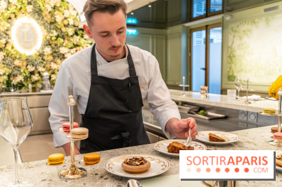Le tea time du Bar à desserts de Ladurée Champs-Elysées -  A7C2274