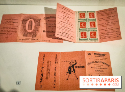 Carnets de timbres dans l'air du temps, l'exposition originale du musée de la Poste - nos photos - IMG20240130184546