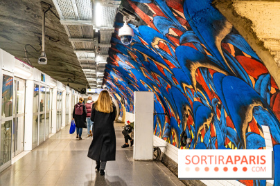 La station de Métro Châtelet re-décoré par des street-artistes
