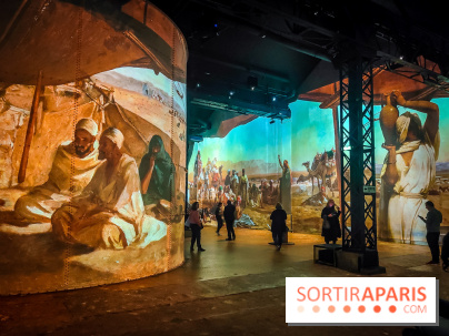 Les Orientalistes, l'exposition de l'Atelier des Lumières qui nous fait voyager en Orient - photos - IMG20240208102927