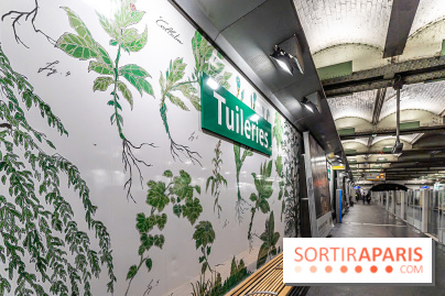 Le Métro Tuileries en mode végétal