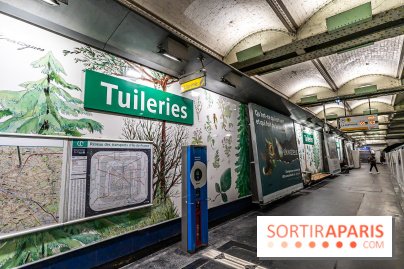 Le Métro Tuileries en mode végétal